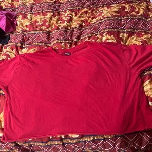 Red Crop Top